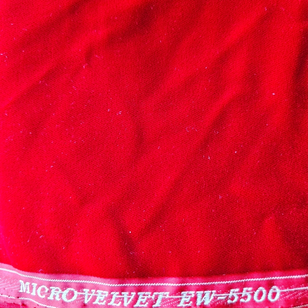 2.5 yds Microvelvet fabric for runners or tablecloth